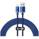 Καλώδιο USB Baseus USB-A - Lightning 2 m Μπλε (BSU3025BLU)