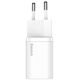 Φορτιστής Baseus Super Si 1x USB-C 3 A (BSU3037WHT)