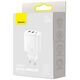 Φορτιστής Baseus CCXJ-E02 2x USB-A 1x USB-C 3 A (BSU2896WHT)