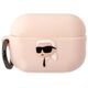 Θήκη Karl Lagerfeld KLAP2RUNIKP Apple AirPods Pro 2 ροζ/ροζ Σιλικόνη Karl Head 3D