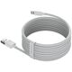 Καλώδιο USB Baseus 2x USB-A - Lightning 1.5 m Λευκό (6953156230316)