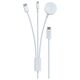 Devia cable EA520 3in1 USB-C - USB-C/Lightning/Apple Watch