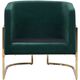 Beliani Πράσινη βελούδινη πολυθρόνα SIRKKA 8397495 4251682232012