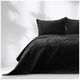 Κουβέρτα κρεβατιού LAILA στυλ glamour 220x240 μαύρη
