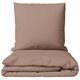 Σετ κλινοσκεπασμάτων από σατέν μικροϊνών SAVAS HOME Latte, 140x200 cm, 50x70 cm