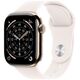 APPLE Watch Series 11 GPS + Cellular 42mm Θήκη από Χρυσό Τιτάνιο με Ανοιχτό Ροζ Αθλητικό Λουράκι - M/L