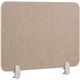 Przegroda na biurko 72 x 50 cm beżowa SPLIT