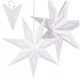 Χάρτινο Αστέρι Διακόσμησης 50CM 7 Ακτίνες Λευκό