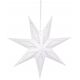 Χάρτινο Αστέρι Διακόσμησης 50CM 7 Ακτίνες Λευκό
