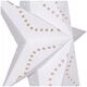 Χάρτινο Αστέρι Διακόσμησης 50CM 7 Ακτίνες Λευκό