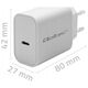 Φορτιστής QOLTEC Φορτιστής Super Quick PD | USB-C | 20W | 5-12V | 1.67-3A | Λευκό