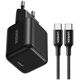 Φορτιστής τοίχου UGREEN X513 30W GaN USB-C + καλώδιο USB-C 1m μαύρο