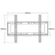 Techly TECHLY Βάση τοίχου για LCD TV LED 30-70 ίντσες 76,2-177,8 λεπτή σταθερή μαύρη