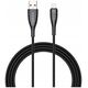 Καλώδιο USB Veger VEGER καλώδιο USB A σε Lightning 2,4A V105 1,2 m μαύρο