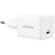 Φορτιστής τοίχου UGREEN X513 30W GaN USB-C + καλώδιο USB-C 1m λευκό