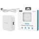 Φορτιστής Choetech Φορτιστής τοίχου Choetech PD8008, 2x USB-C, 2x USB-A, GaN, 100W (λευκός)