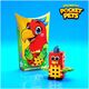 *****Μίνι βάφλες PocketPets Παπαγάλος 06958