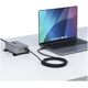 StarTech S2CEPR2M-USBSL-CABLE καλώδιο USB USB 2.0 2 m USB C Μαύρο