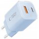 TECH-PROTECT NCM33W 2-PORT NETWORK CHARGER PD33W/QC3.0 BABY BLUE