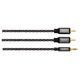 Καλώδιο Avinity 2 RCA - 3,5mm 1,5 m μαύρο/γκρι