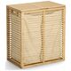 Zeller Κλειστό καλάθι για άπλυτα, μπαμπού, 53,5 x 33 x 61 εκ.