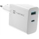 Φορτιστής Natec Ribera GAN 1x USB-A 1x USB-C 65W (NUC-2144)