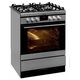 Κουζίνα αερίου με επιφάνεια αερίου - Χωρητικότητα 67 L, πλάτος 50 cm, ανοξείδωτο ατσάλι