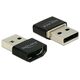 Προσαρμογέας USB Delock USB - HDMI Μαύρο (65680)