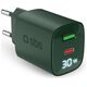 Φορτιστής Τοίχου SBS LCD USB-A USB-C LCD 30 W zala - Ladetajs