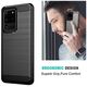 Techsuit Husa pentru Samsung Galaxy S20 Ultra 4G / S20 Ultra 5G - Techsuit Carbon Silicone - Black 5949419062429 έως 12 άτοκες Δόσεις