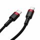 Baseus - Cafule Cable Type-C to iPhone PD 18W 1m - Red Black 6953156297456 έως 12 άτοκες Δόσεις