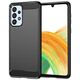 Techsuit Husa pentru Samsung Galaxy A33 5G - Techsuit Carbon Silicone - Black 5949419030954 έως 12 άτοκες Δόσεις