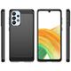 Techsuit Husa pentru Samsung Galaxy A33 5G - Techsuit Carbon Silicone - Black 5949419030954 έως 12 άτοκες Δόσεις