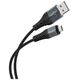 Hoco Cablu de Date USB-A la Micro-USB 12W, 2.4A, 1m - Hoco Cool Charging (X38) - Black 6931474710543 έως 12 άτοκες Δόσεις