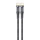 USAMS Cablu de Date Type-C la Type-C PD, 100W, 1.2m - USAMS Icy Series (US-SJ574) - Black 6958444995519 έως 12 άτοκες Δόσεις