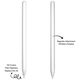 Techsuit Stylus Pen pentru iPad cu Functia Palm Rejection - Techsuit (M2) - White 5949419008908 έως 12 άτοκες Δόσεις