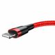 Baseus Baseus Cafule USB Lightning Cable 2,4A 0,5m (Red) 018164 έως και 12 άτοκες δόσεις