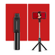 Selfie stick Earldom ET-ZP23, Bluetooth, 75cm, Μαυρο - 40229