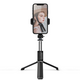 Selfie stick Earldom ET-ZP20, Bluetooth, 75cm, Μαυρο - 40230