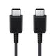 Samsung Cablu de Date USB-C la Type-C Fast Charging 3A, 1m - Samsung (EP-DA705BBEGWW) - Black (Bulk Packing) 8596311076374 έως 12 άτοκες Δόσεις