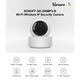 Ασύρματη Κάμερα Ασφαλείας 1080P HD 360° WiFi - Λευκό χρώμα