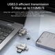 Yesido Yesido - Memory Stick 4in1 (FL15) - OTG, USB, Type-C, Micro-USB, Lightning, 5Gbps, 256GB - Grey  έως 12 άτοκες Δόσεις