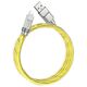Hoco Cablu USB la Lightning, 2.4A, 1m - Hoco Crystal (U113) - Gold 6931474790033 έως 12 άτοκες Δόσεις