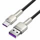 Baseus Cablu USB to Type-C, Super Fast Charging, 66W, 6A, 25cm - Baseus Cafule Series Metal (CAKF000001) - Black 6953156209749 έως 12 άτοκες Δόσεις