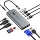 Choetech Adapter 12w1 Choetech HUB-M26 USB-C for USB-C+ USB-A+ HDMI+ VGA+ AUX+ SD+ TF (grey) 045821 6971824978292 HUB-M26 έως και 12 άτοκες δόσεις