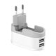 Budi Wall charger with timer function Budi, 2x USB, 12W (white) 050586 6971536921388 030E έως και 12 άτοκες δόσεις