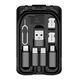 Budi Multi-functional box for phones Budi 515C, 6 types cables (black) 050593 6971536924105 515C έως και 12 άτοκες δόσεις