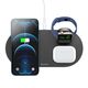 Mcdodo Wireless Charger Mcdodo CH-7061 3 in 1 15W (mobile/TWS/Apple watch) (black) 057552 6921002670616 CH-7061 έως και 12 άτοκες δόσεις
