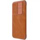 Nillkin Husa pentru Samsung Galaxy S23 FE - Nillkin Qin Pro Leather Case - Brown 6902048268036 έως 12 άτοκες Δόσεις