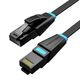 Vention Flat Network Cable UTP CAT6 Vention IBJBI RJ45 Ethernet 1000Mbps 3m Black 056622 6922794745957 IBJBI έως και 12 άτοκες δόσεις